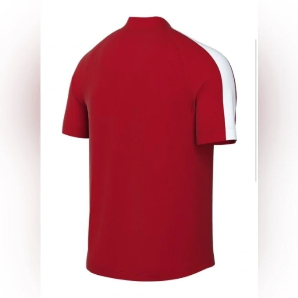MEN'S NIKE STOCK VAPOR SELECT2 FULL BUTTON BASEBALL JERSEY RED/WHITE NWT